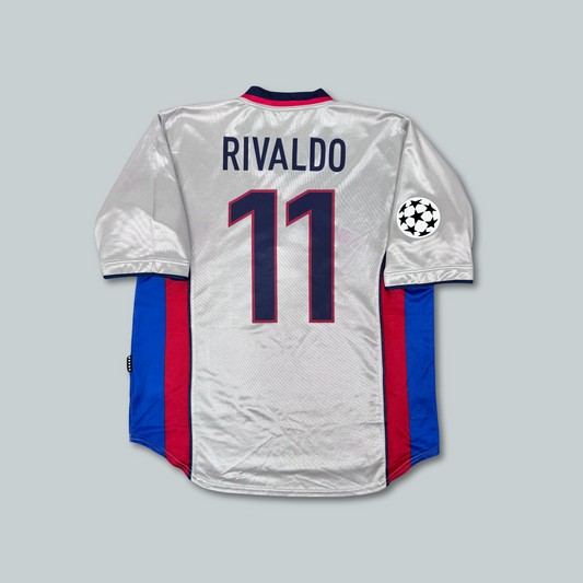 1998/99 Barcelona Away Shirt - M - Rivaldo