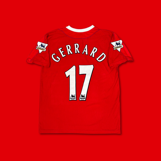 2002/03 Liverpool Home Shirt - Gerarrd - L