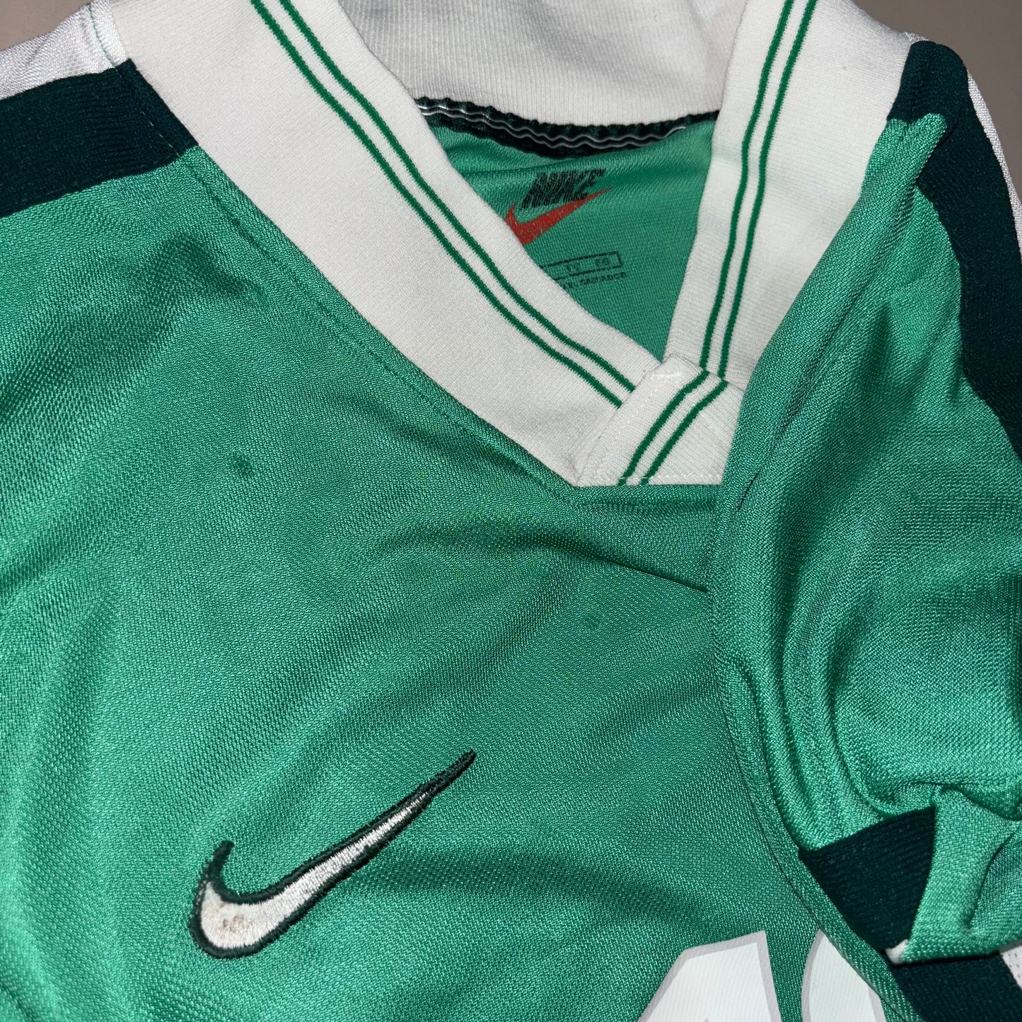 1998/99 Nigeria Home Shirt - Okocha - XL