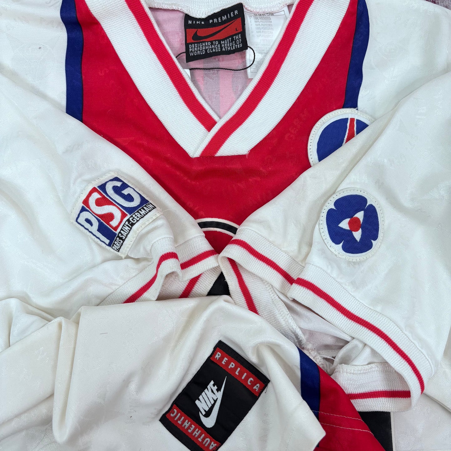 1995/96 Paris Saint Germain Away Shirt - Djorkaeff - L