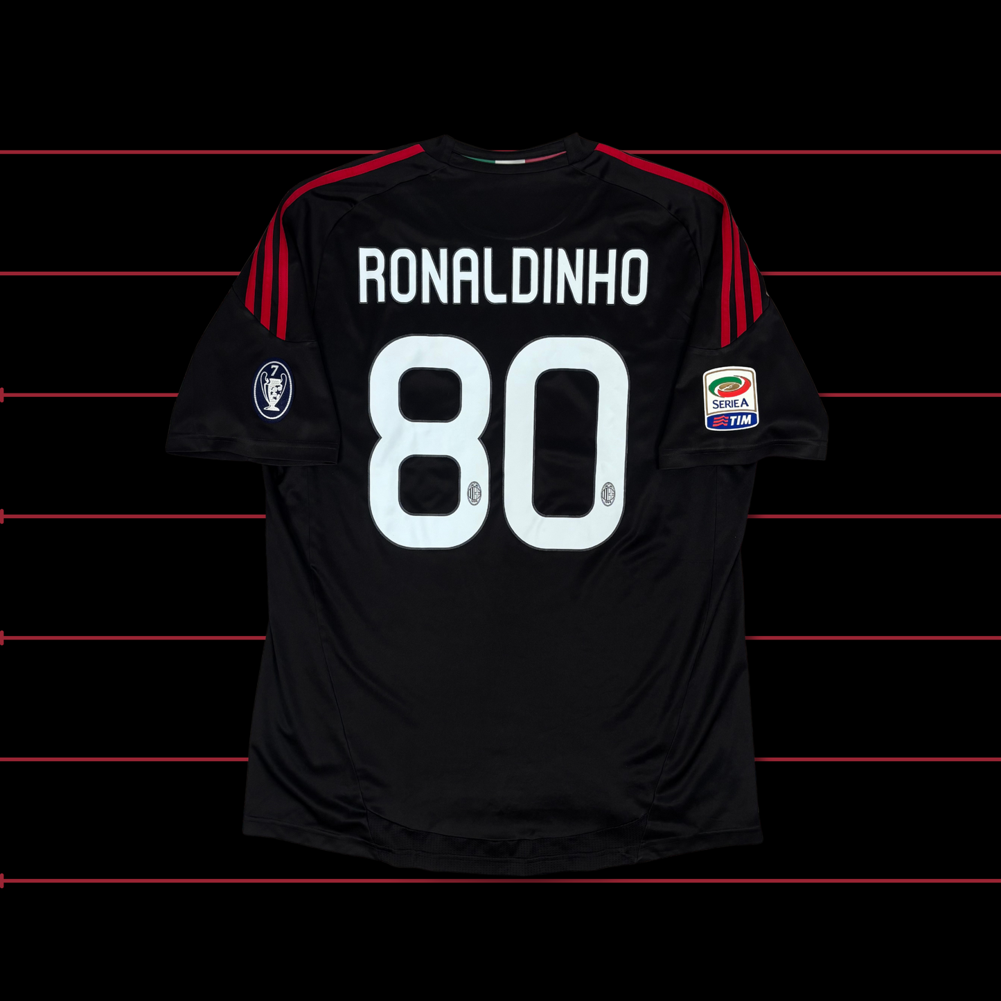 2010/11 AC Milan Third Shirt - Ronaldinho - XL