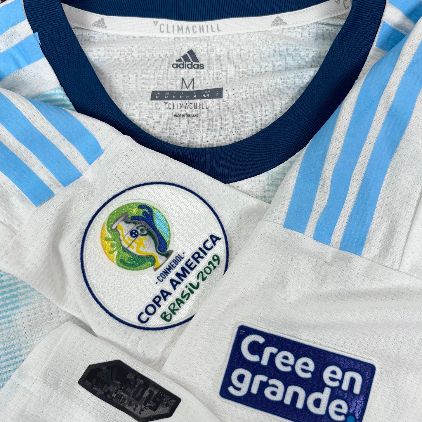 2018/19 Argentina Home Shirt - Player Issue - Messi - M