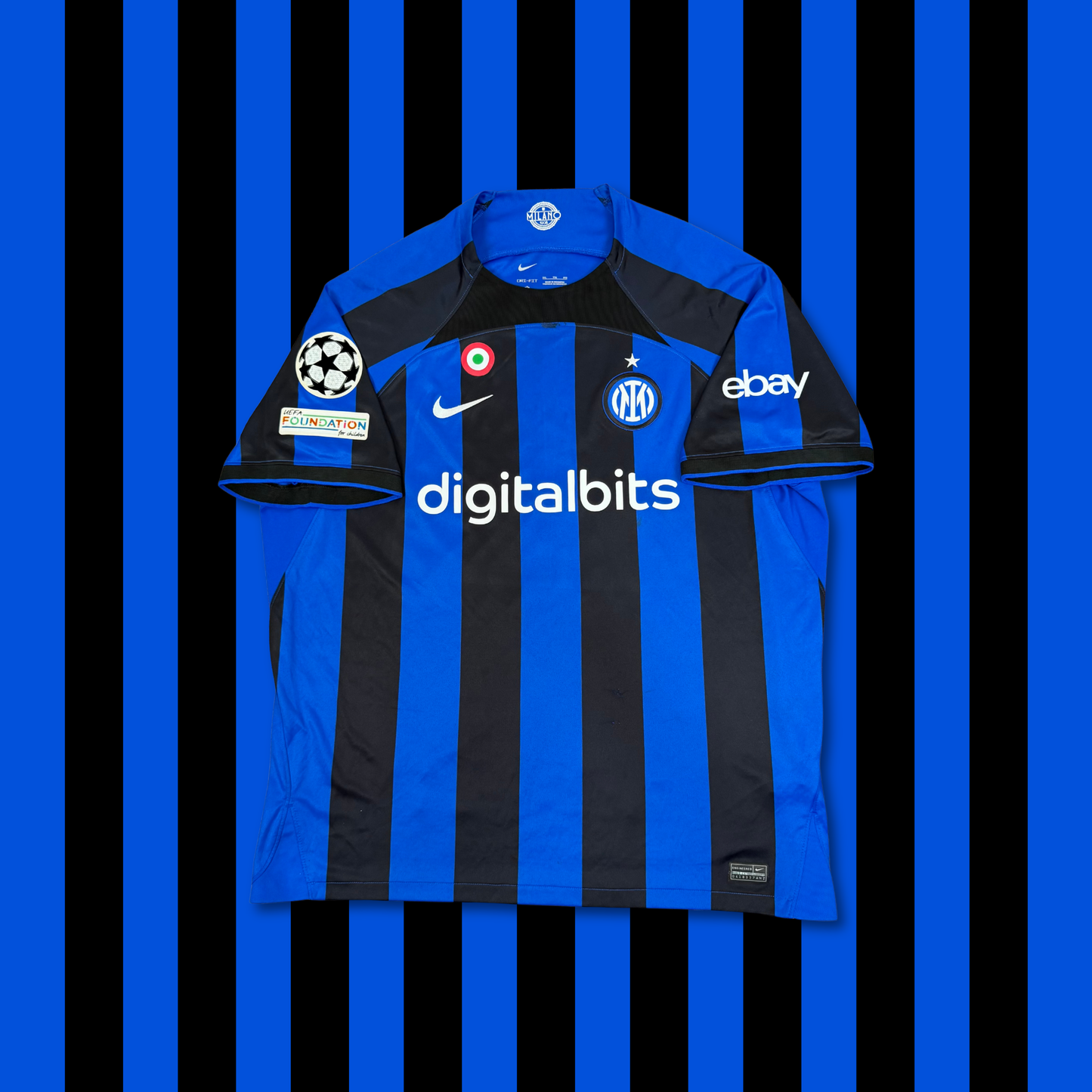 2022/23 Inter Milan Home Shirt - Bastoni - XXL