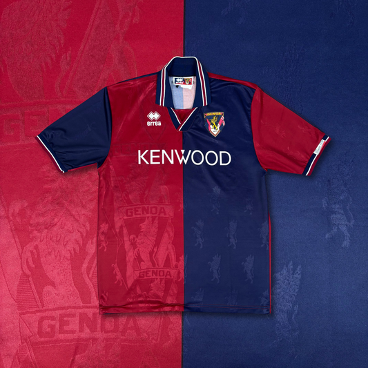 1994/95 Genoa Home Shirt - Kazu - L