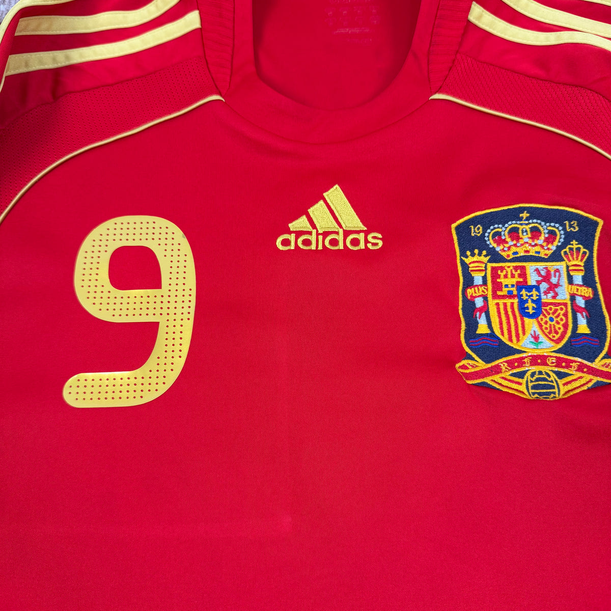 2008/09 Spain Home Shirt - Torres - M