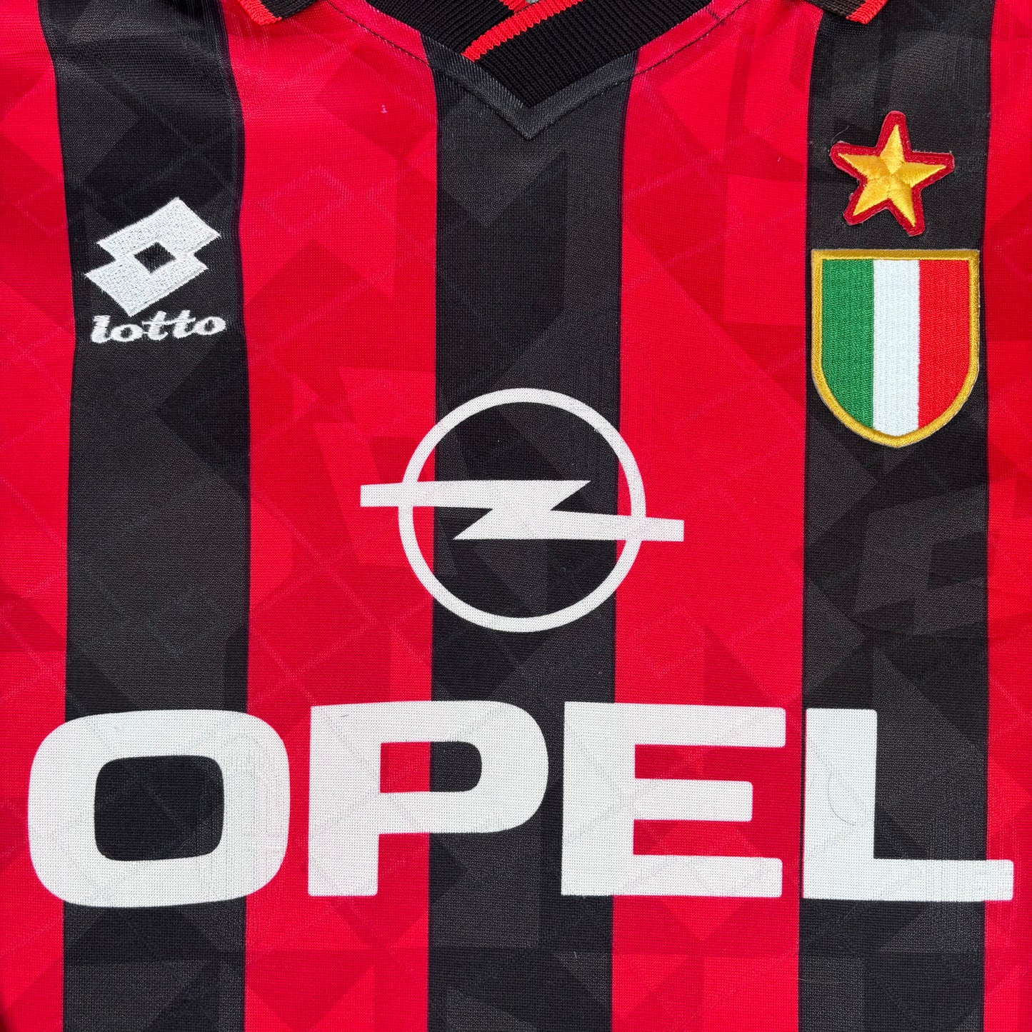 1994/95 AC Milan Home Longsleeve Shirt - Player Issue - Savicevic - L