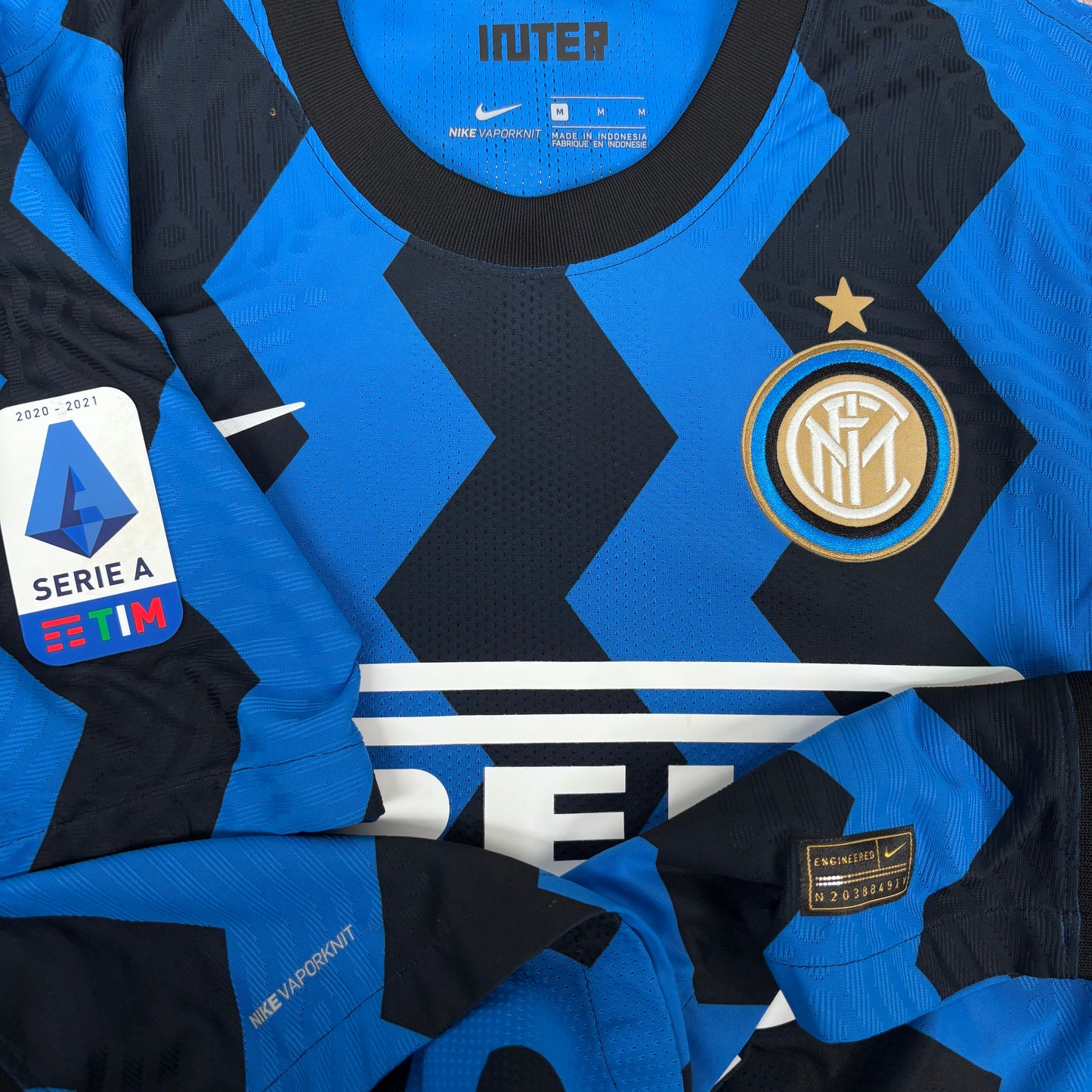 2020/21 Inter Milan Home Shirt - Player Issue - Nainggolan - M