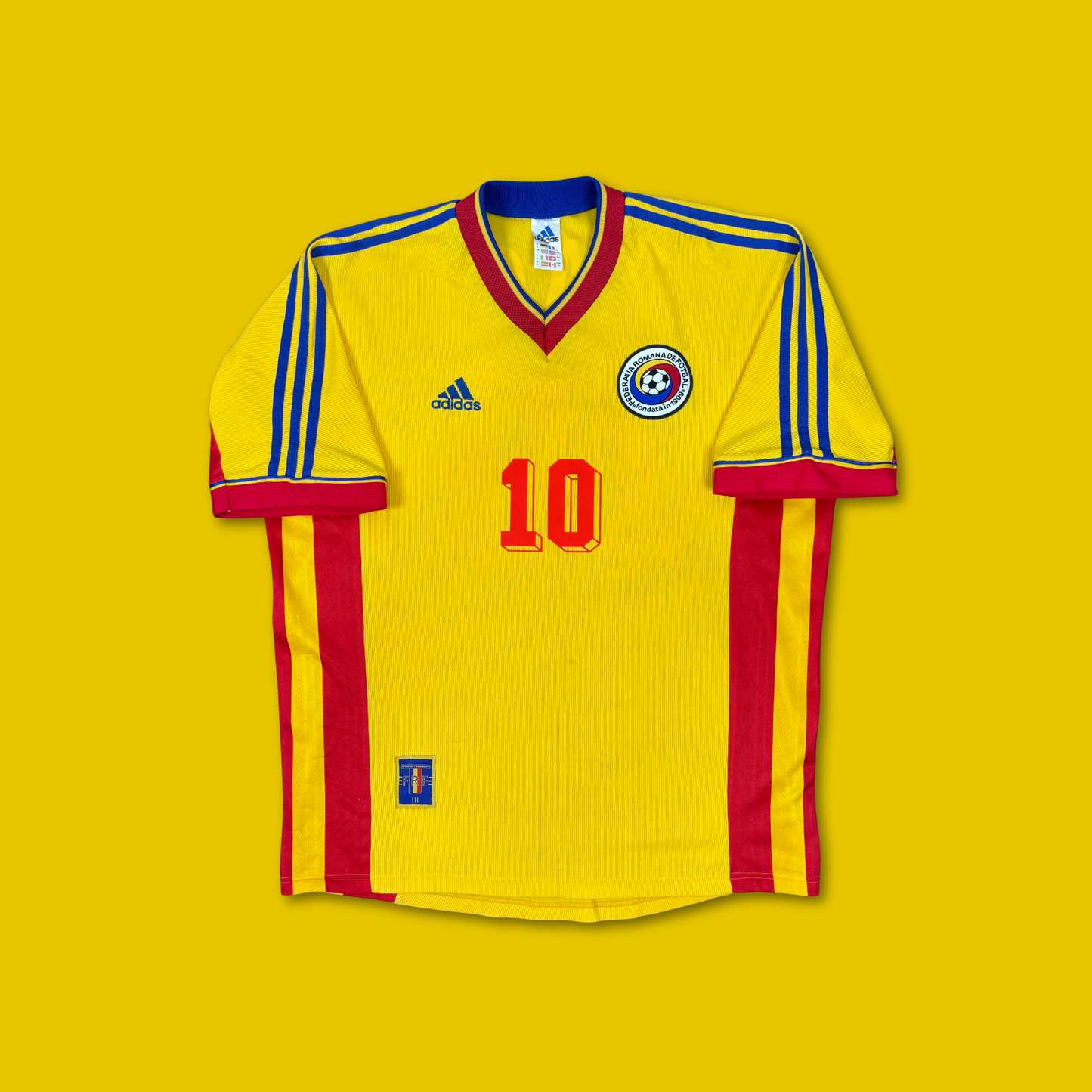 1998/99 Romania Home Shirt - Hagi - L
