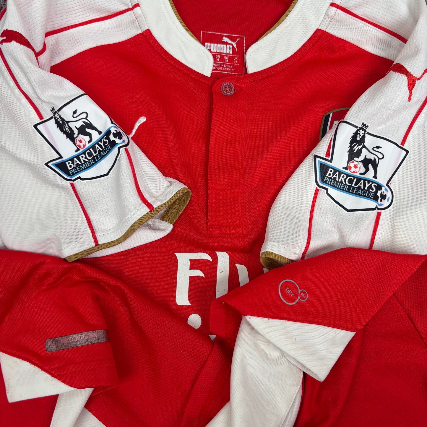 2015/16 Arsenal Home Shirt - Arteta - M