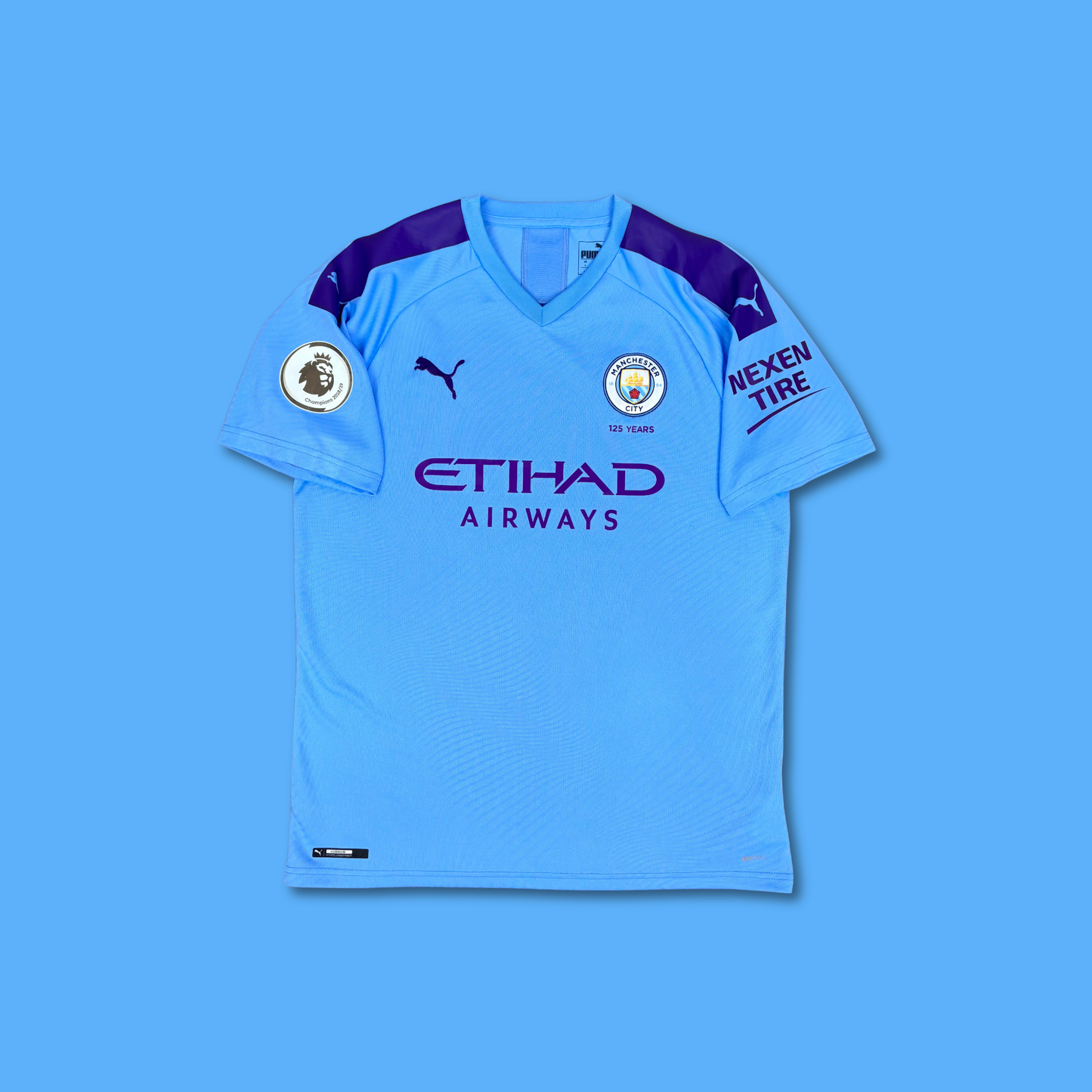 2019/20 Manchester City Home Shirt - De Bruyne- L