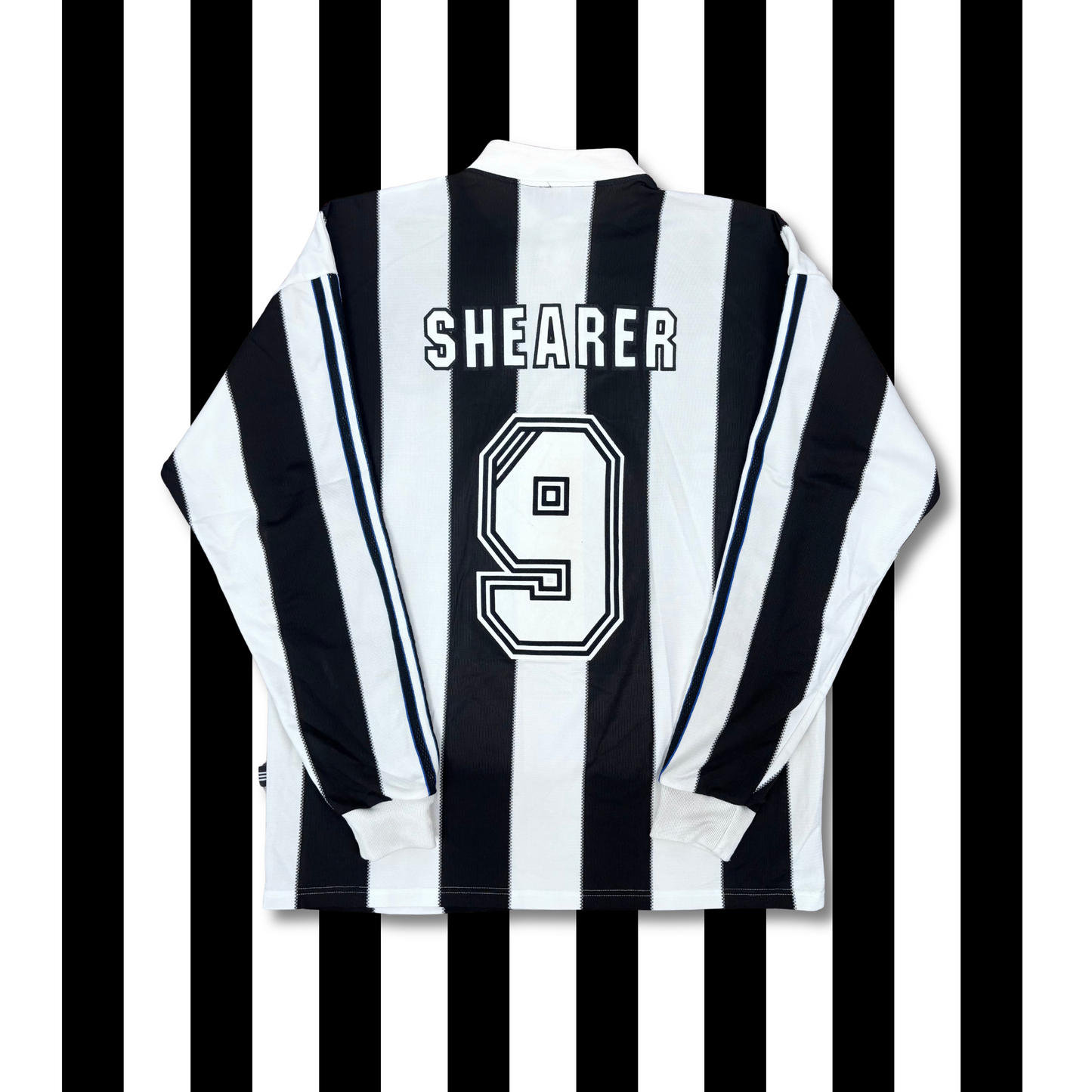 1996/97 Newcastle United Home Longsleeve Shirt - Shearer - L
