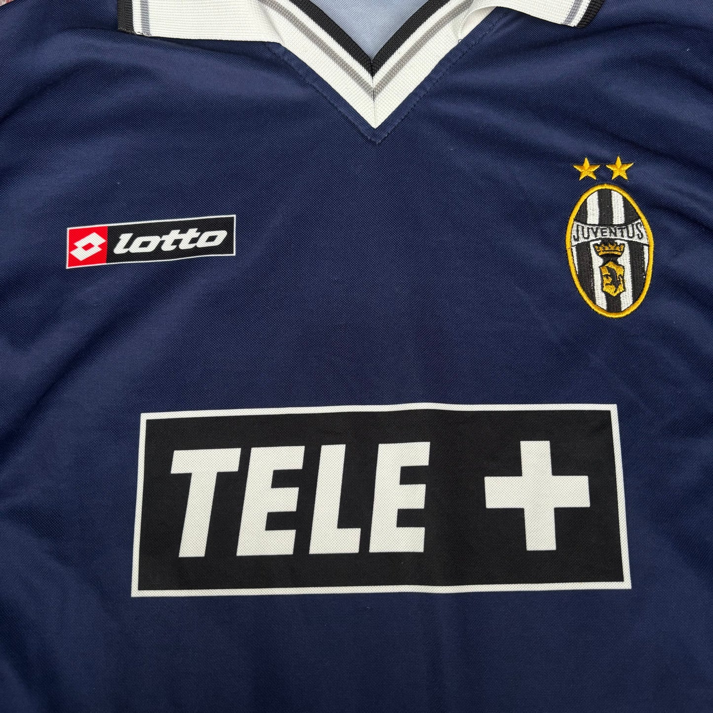 2001/02 Juventus Away Longsleeve Shirt - Player Issue - L - Trezeguet