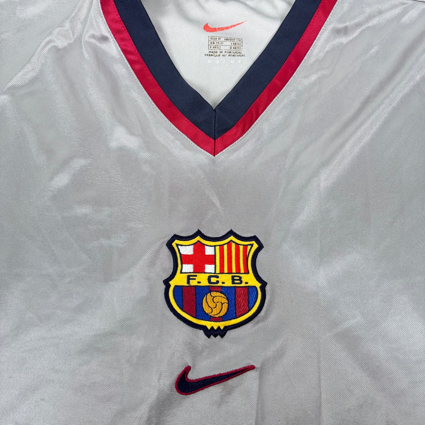 1998/99 Barcelona Away Shirt - M - Rivaldo