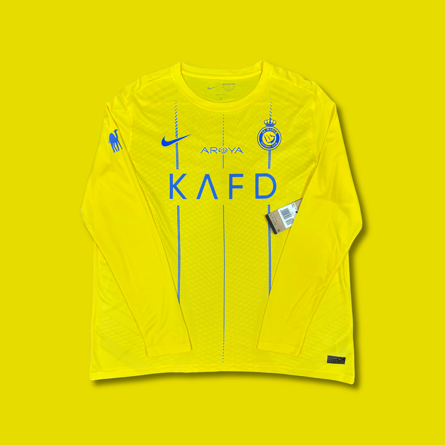 2023/24 Al Nassr Home Longsleeve Shirt - Cristiano Ronaldo - XXL - New with Tag