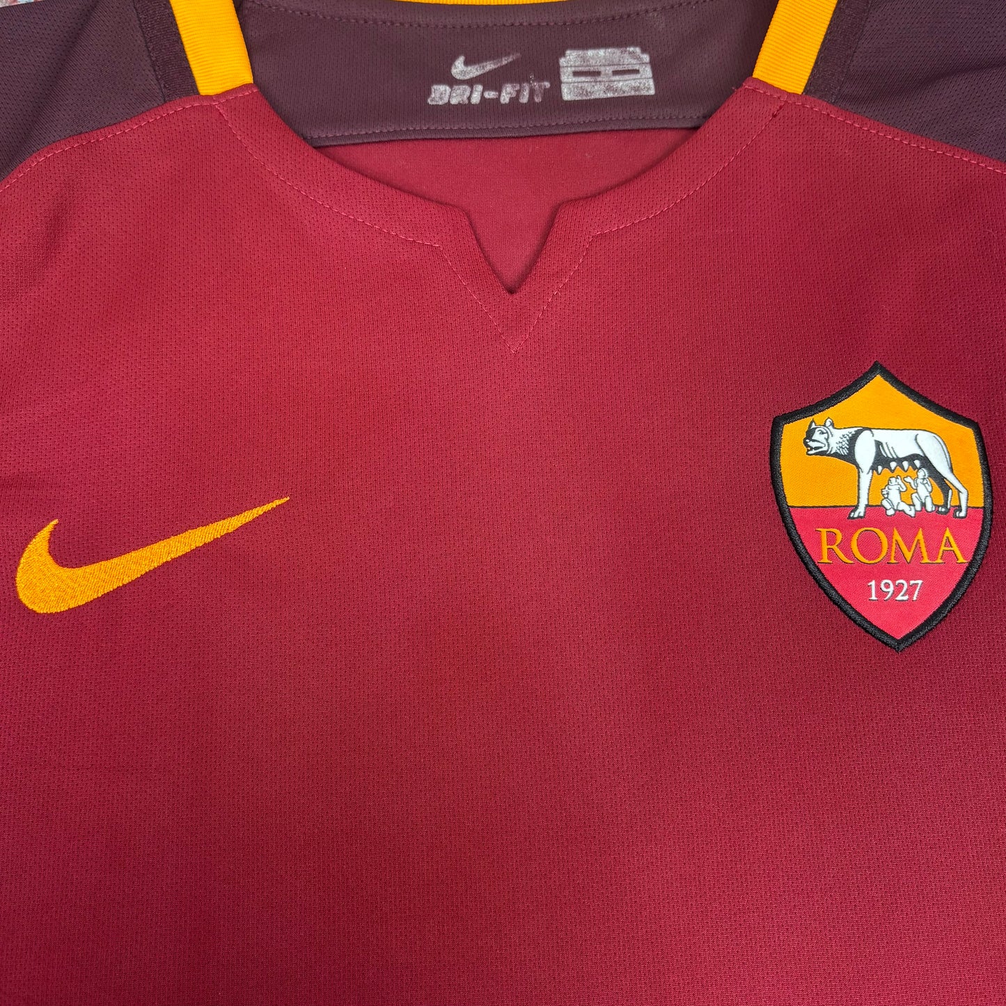 2015/16 AS Roma Home Shirt - Mo Salah - M