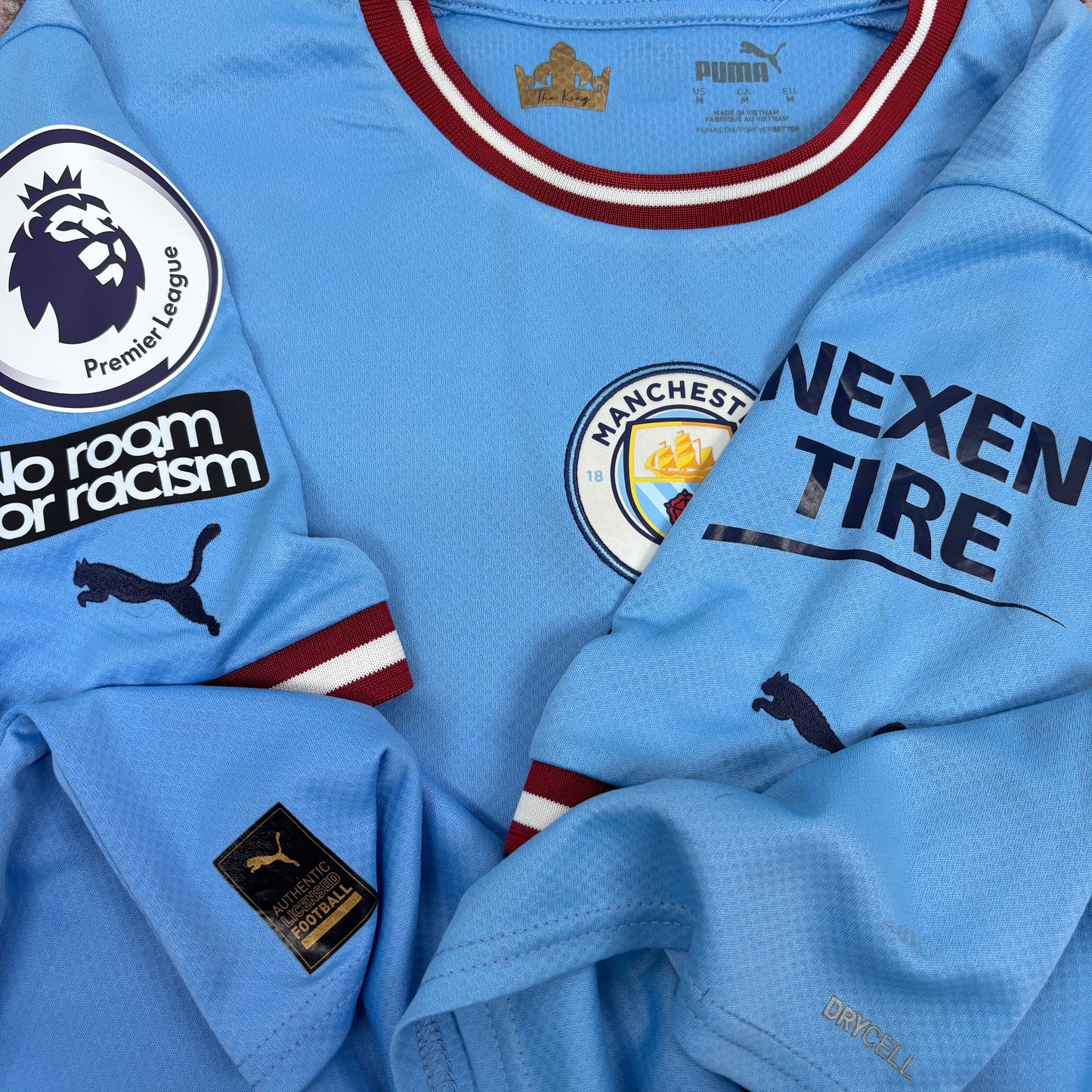 2022/23 Manchester City Home Shirt - Haaland - M