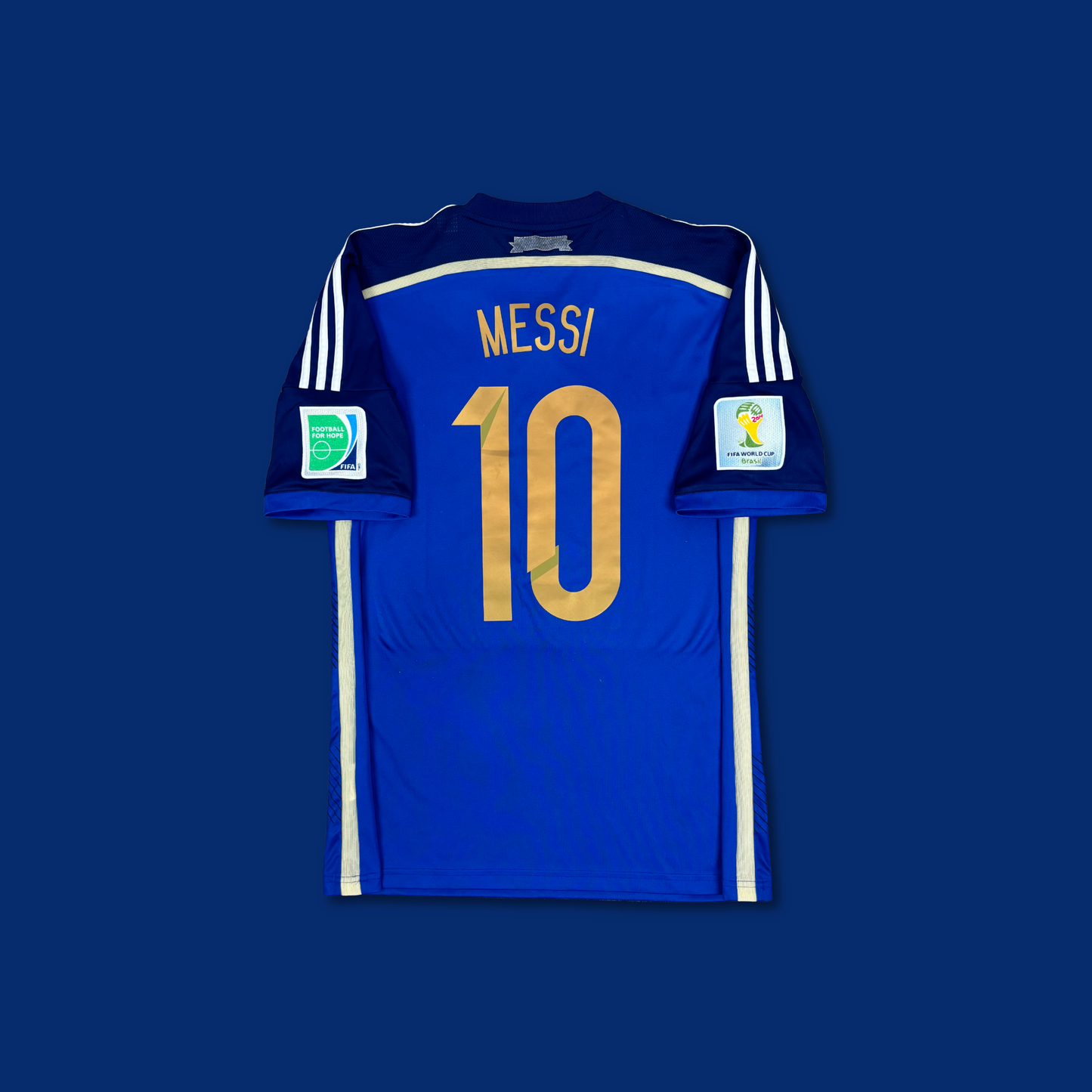 2014/15 Argentina Away Shirt - Messi - M