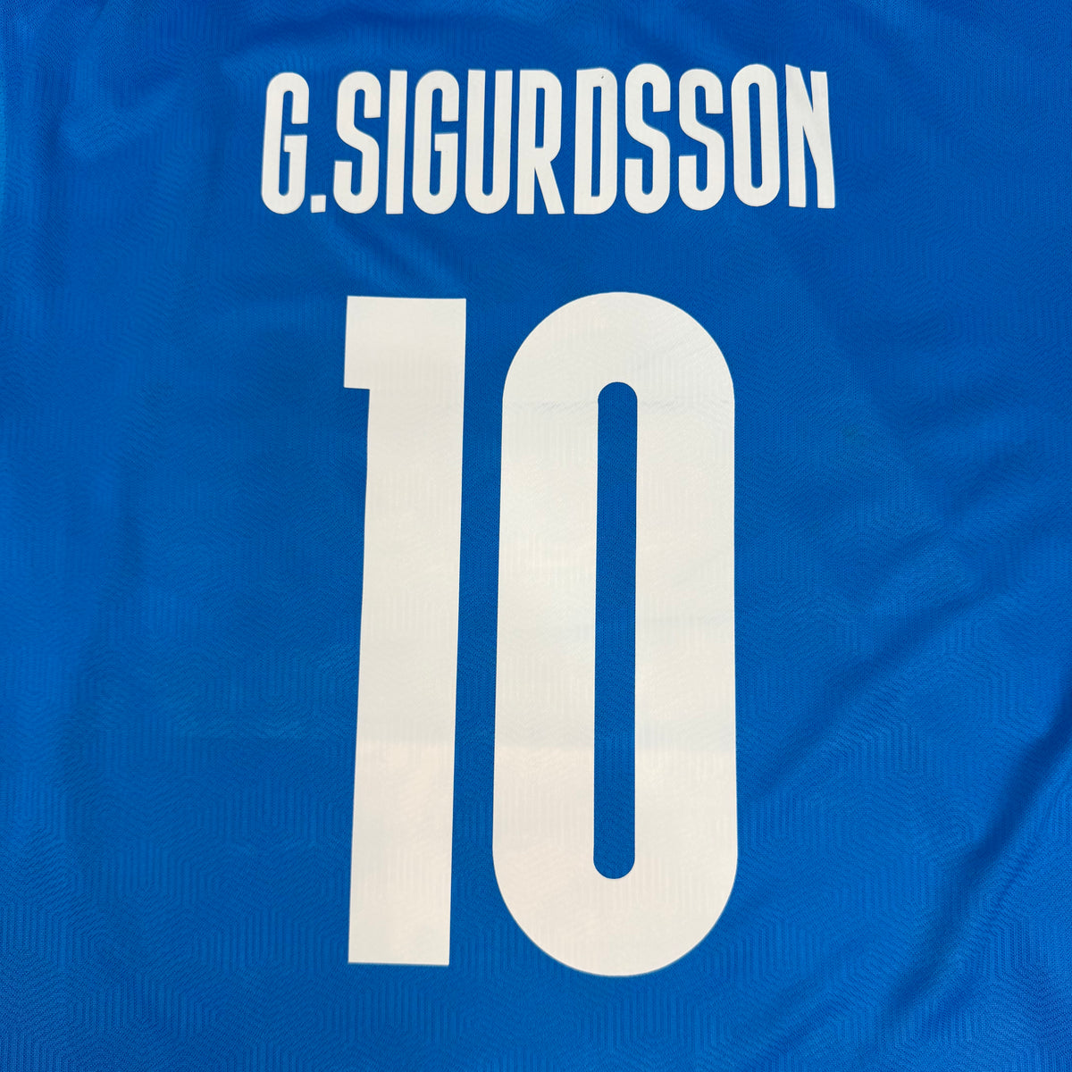 2020/21 Iceland Home Shirt - Player Issue - Sigurdsson - L
