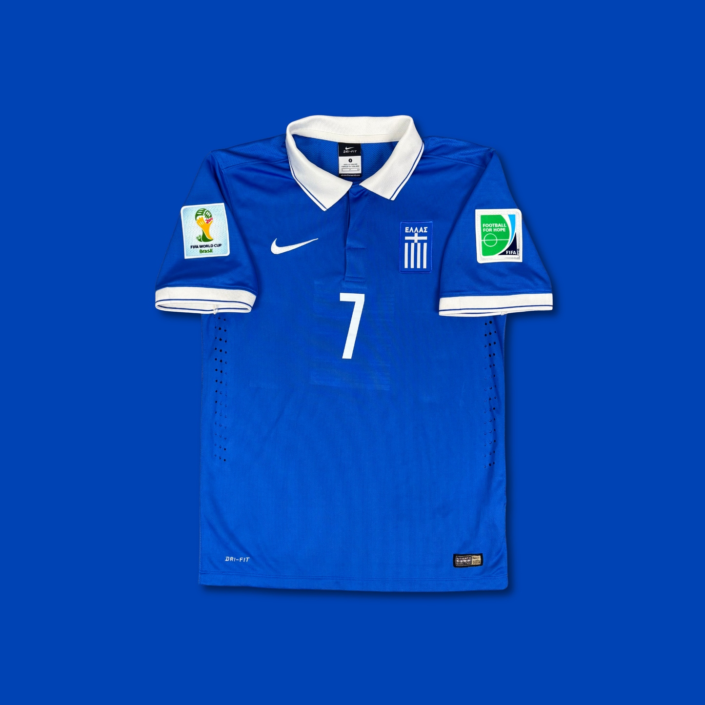 2014/15 Greece Away Shirt - P2R - Samaras- S