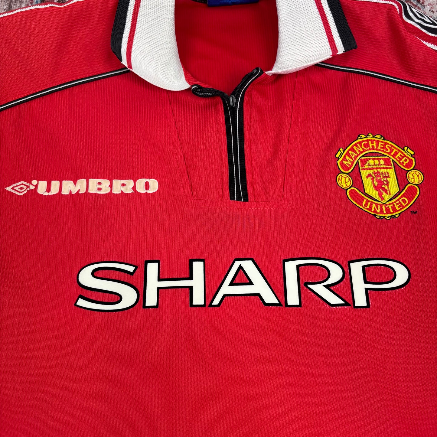 1998/99 Manchester United Home Shirt - Roy Keane - L