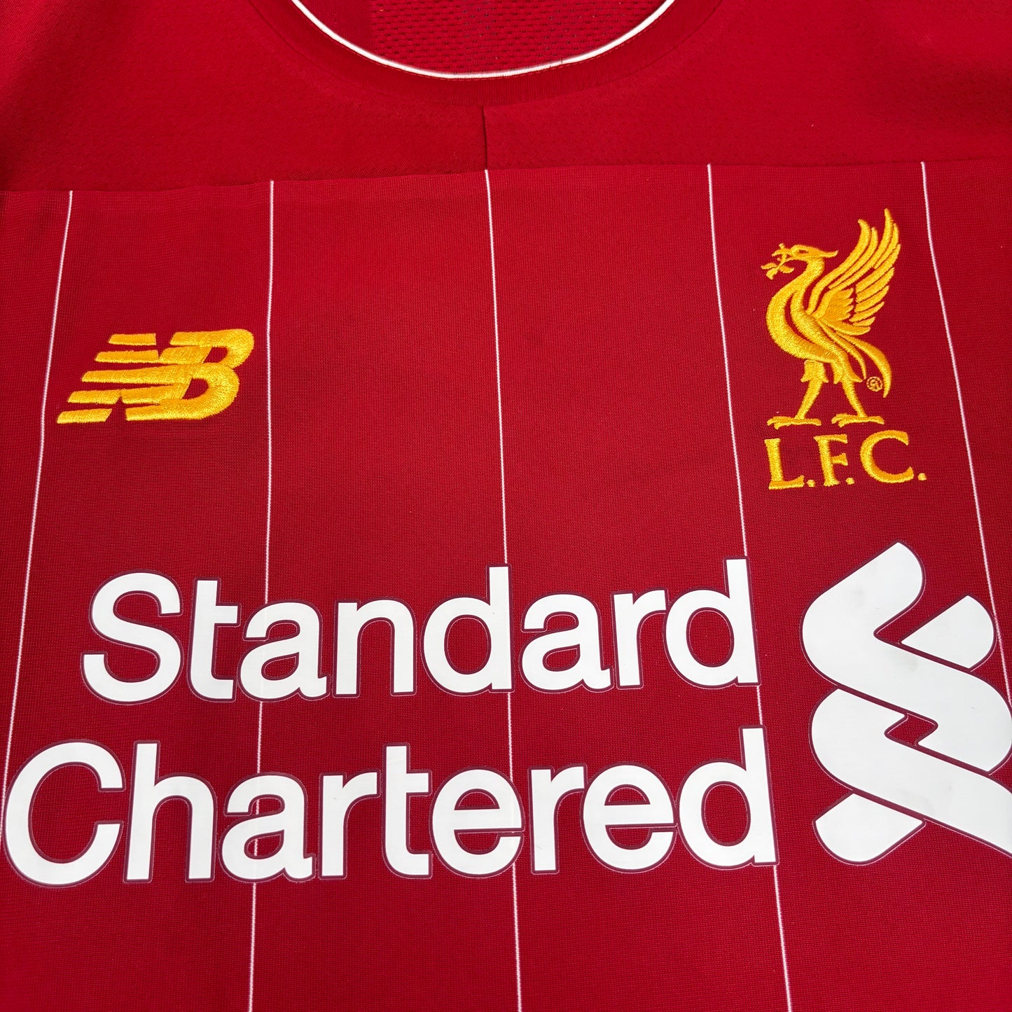 2019/20 Liverpool Home Shirt - Mo Salah - L