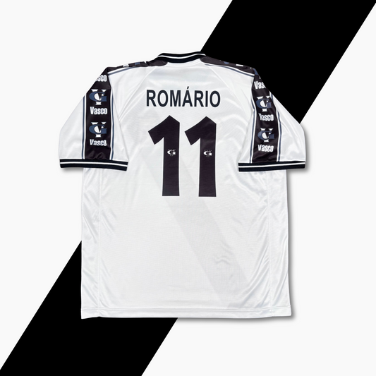2001/02 Vasco De Gama Home Shirt - Romario - XL