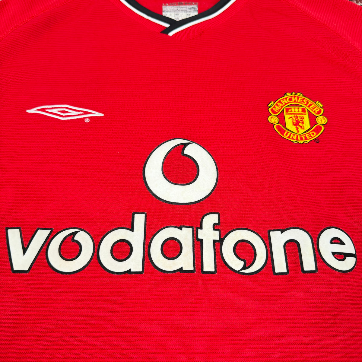2000/01 Manchester United Home Shirt - Beckham - L
